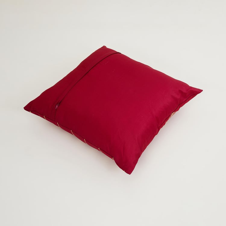 Corsica Foil Print Cushion Cover Knife Edge - Set of 5 - 40 x 40 cm