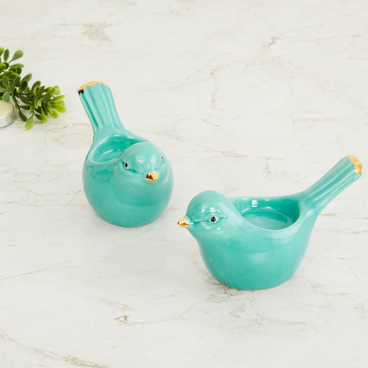 Bleam Set of 2 Bird T-Light Holders