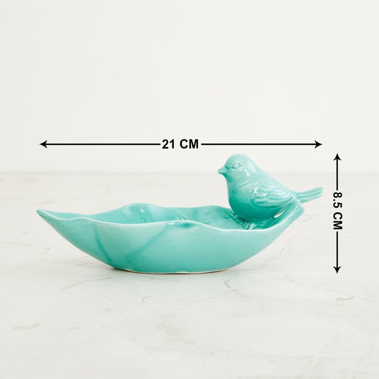 Bleam Ceramic Bird Decorative Platter