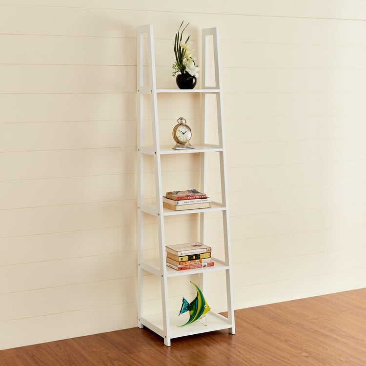 Frost Nxt 5-Tier Book Shelf - White