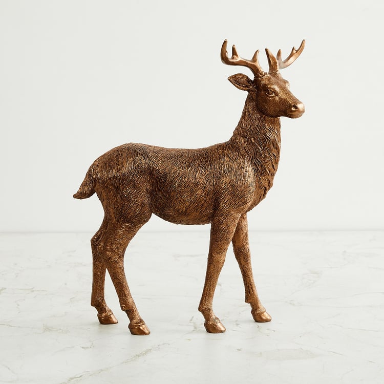 Splendid Polyresin Deer Figurine