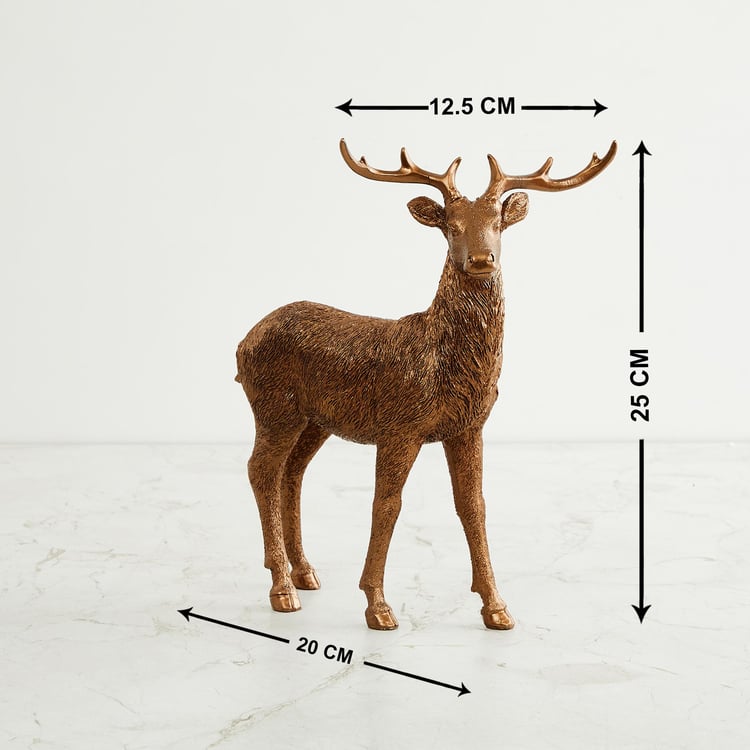 Splendid Polyresin Deer Figurine