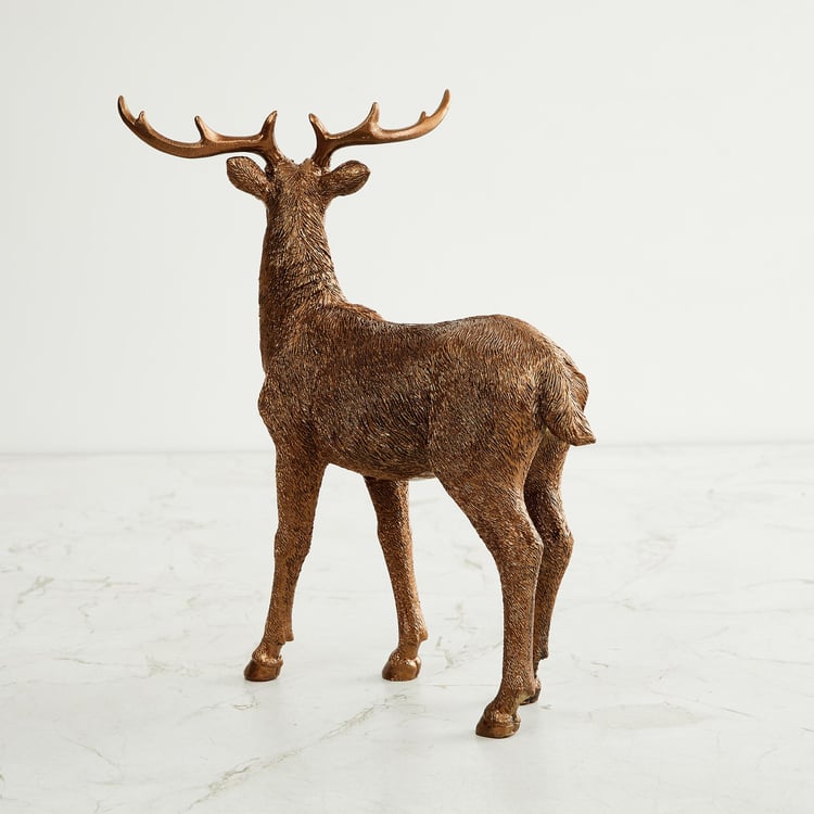 Splendid Polyresin Deer Figurine