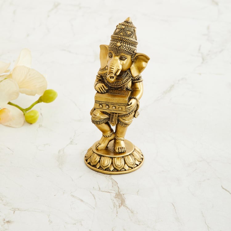 Tranquil Polyresin Ganesha Figurine