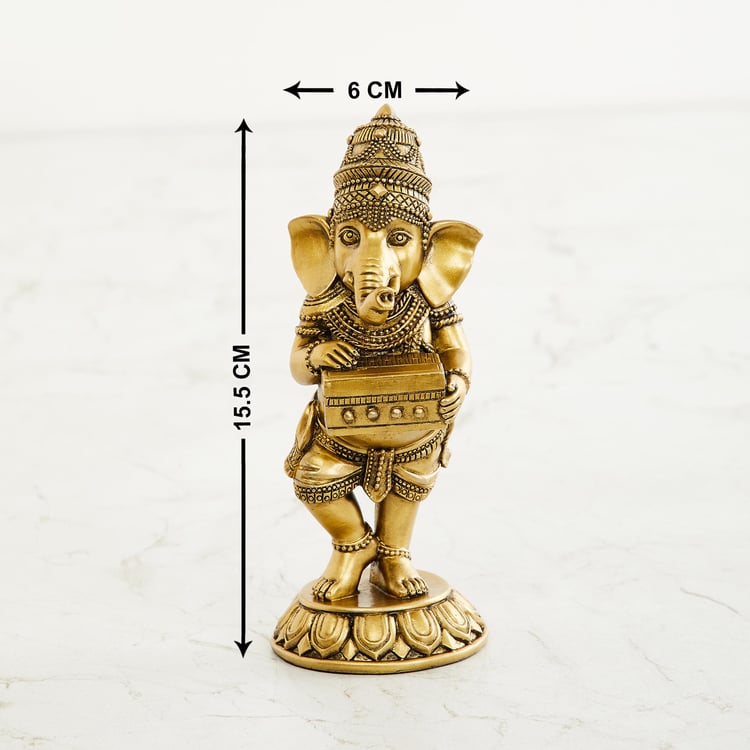 Tranquil Polyresin Ganesha Figurine