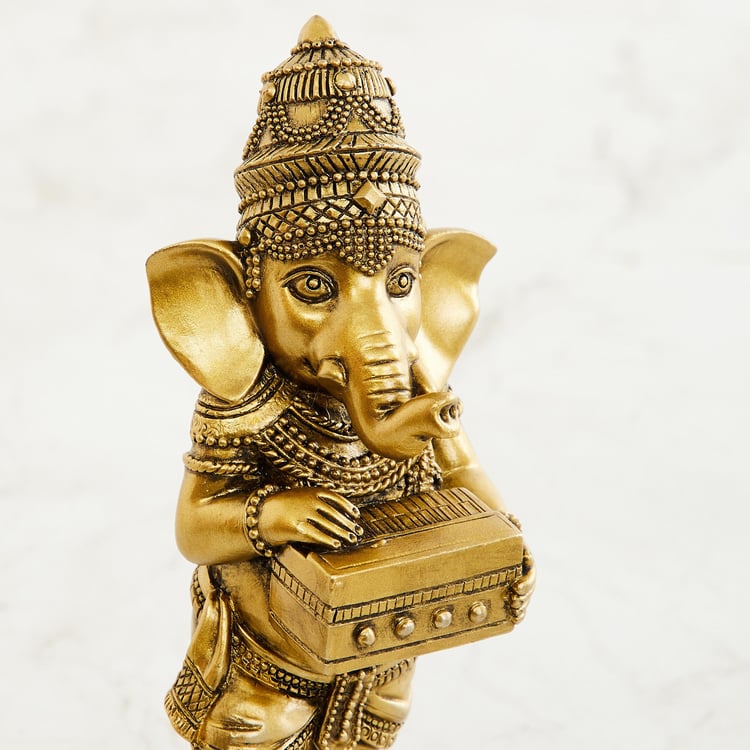 Tranquil Polyresin Ganesha Figurine