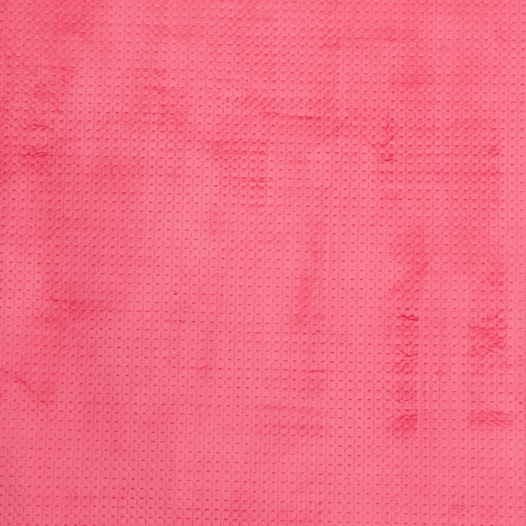 Colour Connect Pink Solid Pinsonic Double Quilt
