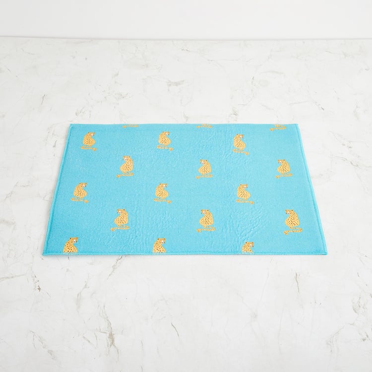 Mandarin Printed Dish Drying Mat with Dish Rack