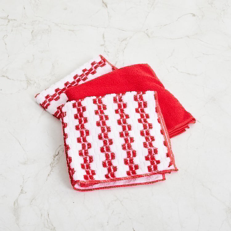 Raisa Retro Textured Dish Cloth - Set of 3