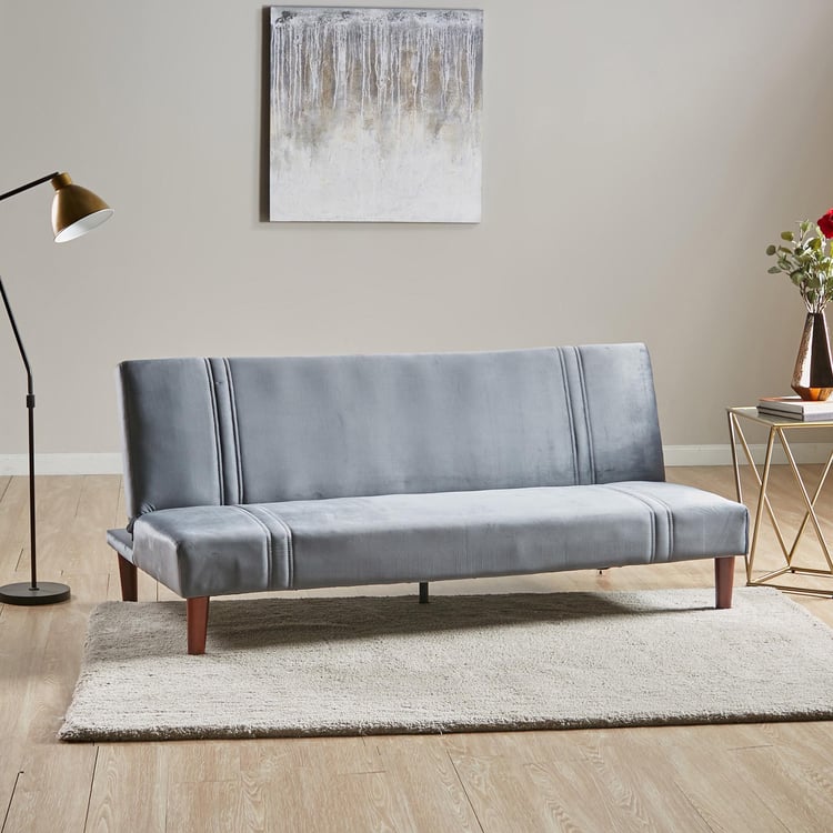 Magnum Fabric 3-Seater Sofa Bed - Grey