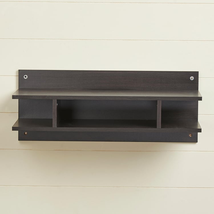 Helios Arvis Floating TV Shelf - Brown