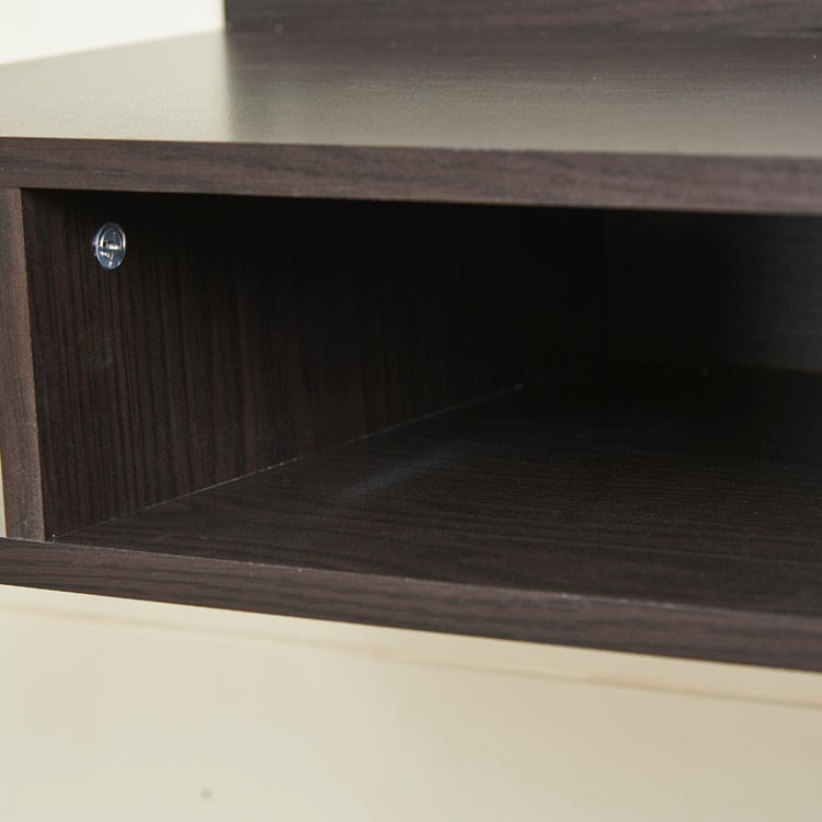 Helios Arvis Floating TV Shelf - Brown