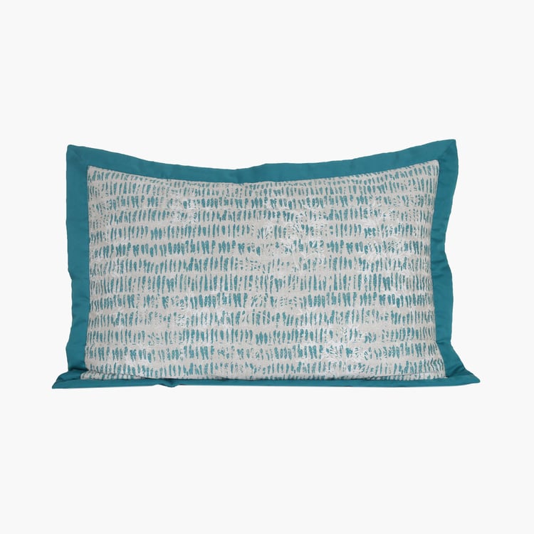 MASPAR Traversed Line Textured Pillow Sham-Set of 2 - 50 cm x 75 cm
