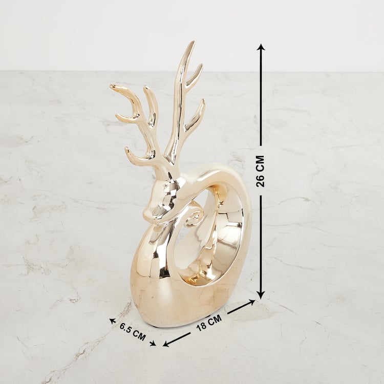 Corsica Brighton Stoneware Deer Figurine