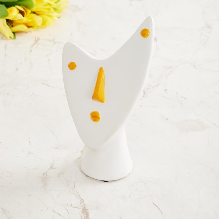 Splendid Face Figurine-14 X 25.5 Cm