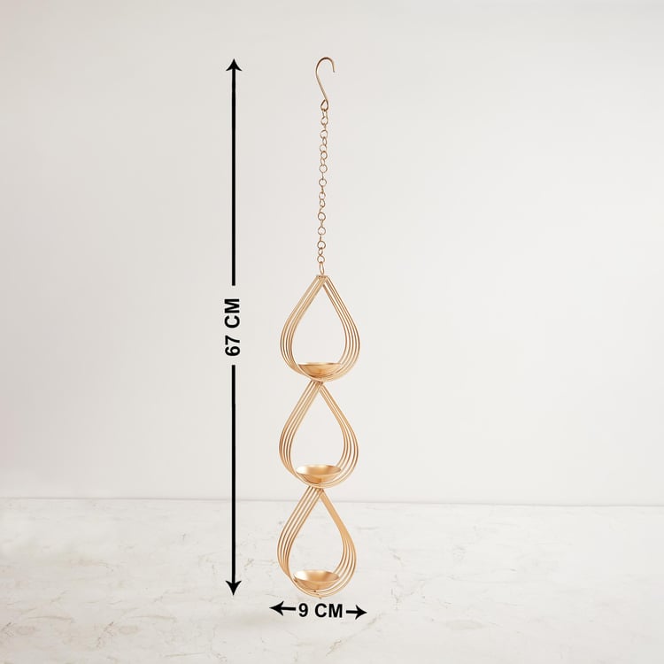 Fiesta Leon Vertical Drop Hanging T-Light Holder