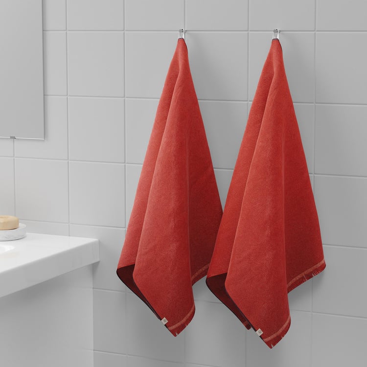 HIMEYA Vitamin D Gamchha Bath Towel - Set of 2 - 75 x 150 cm