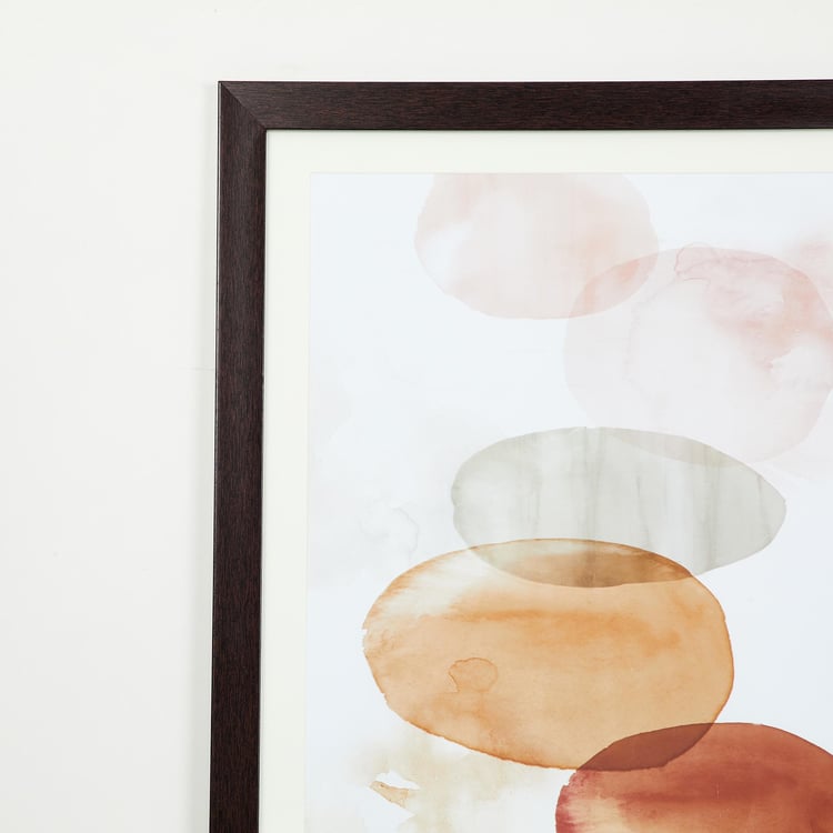 Artistry White Printed Canvas Picture Frame - 51x60 cm