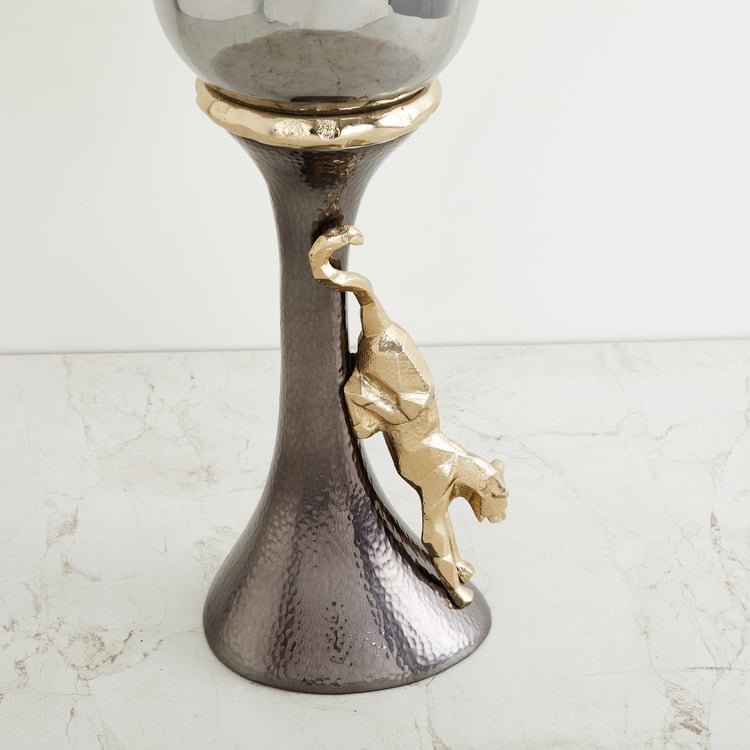 Fiesta Panther Embellished Candle Holder