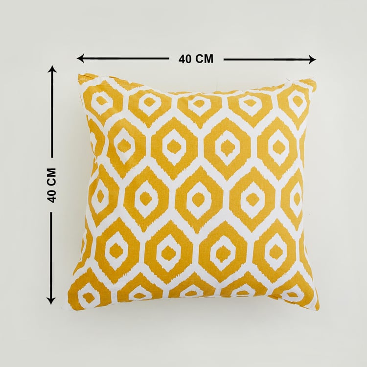 Spinel Printed Multicolour Cushion Cover Set of 4 Pcs- 40x40cm