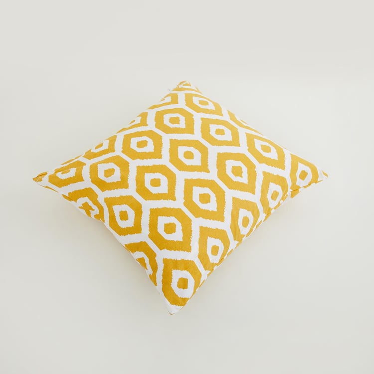 Spinel Printed Multicolour Cushion Cover Set of 4 Pcs- 40x40cm
