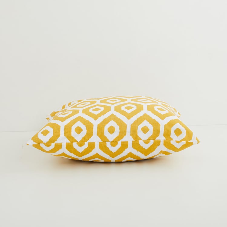 Spinel Printed Multicolour Cushion Cover Set of 4 Pcs- 40x40cm