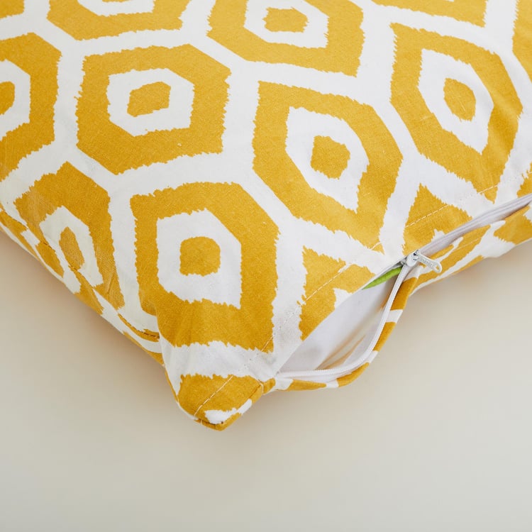 Spinel Printed Multicolour Cushion Cover Set of 4 Pcs- 40x40cm