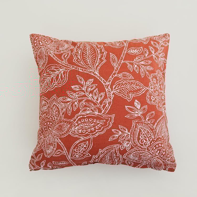 Spinel Printed Multicolour Cushion Cover Set of 4 Pcs- 40x40cm