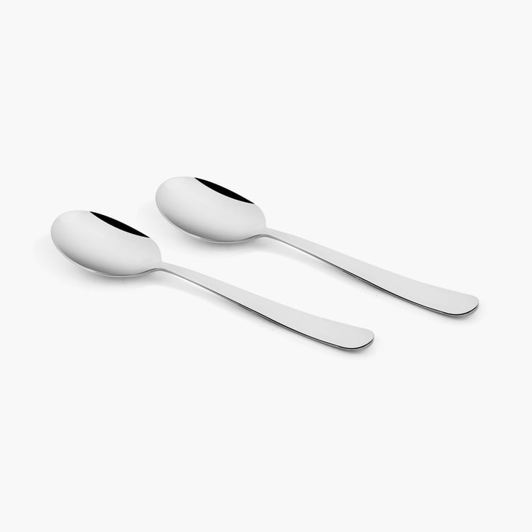 MONTAVO BY FNS Verona Serving Spoon - Set of 2 - Silver