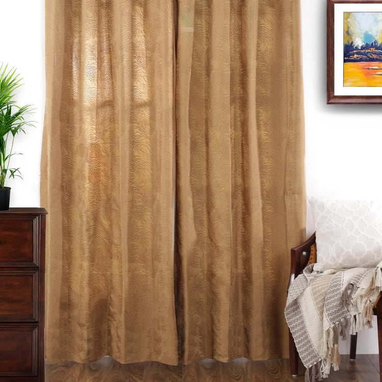 MASPAR Cacti Spine Jacquard Long Door Curtain Pair - 125 x 275 cm