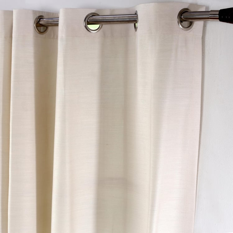 MASPAR Tussah Silk Door Curtain Pair - 96 x 228 cm