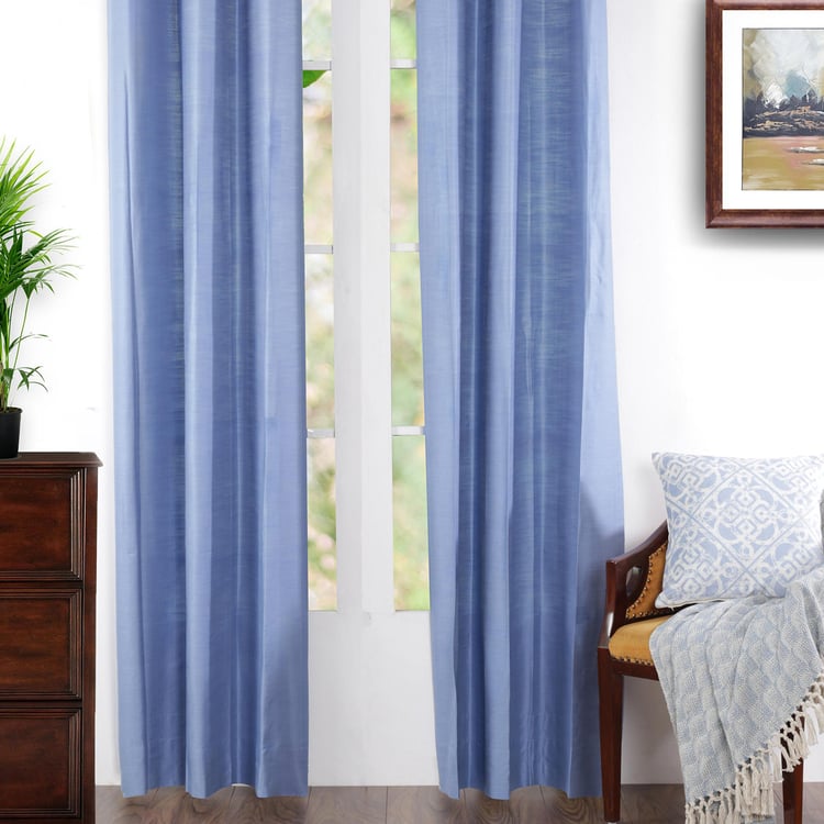 MASPAR Textured Door Curtain Pair - 96 cm x 228 cm
