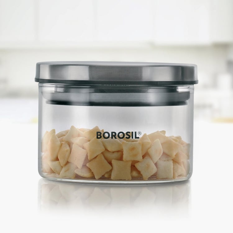 BOROSIL Storage Container Glass Jars- Set of 2- 300ml