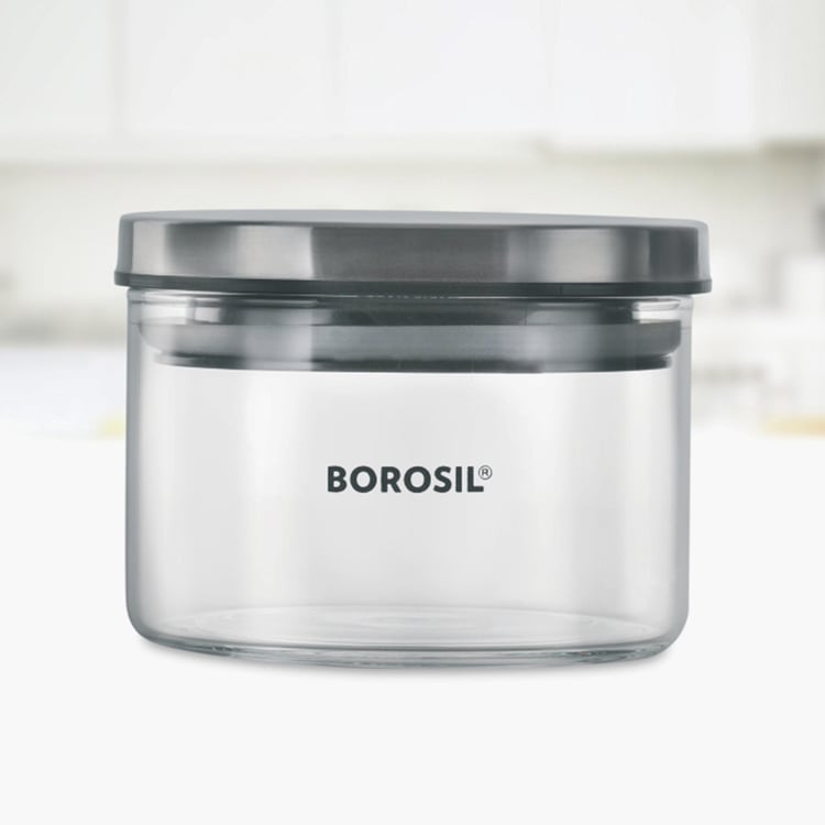 BOROSIL Storage Container Glass Jars- Set of 2- 300ml