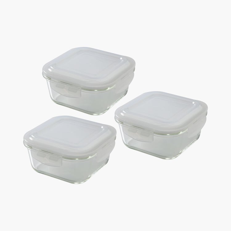 BOROSIL Tiffin Box with Bag - Set of 3- 320ml