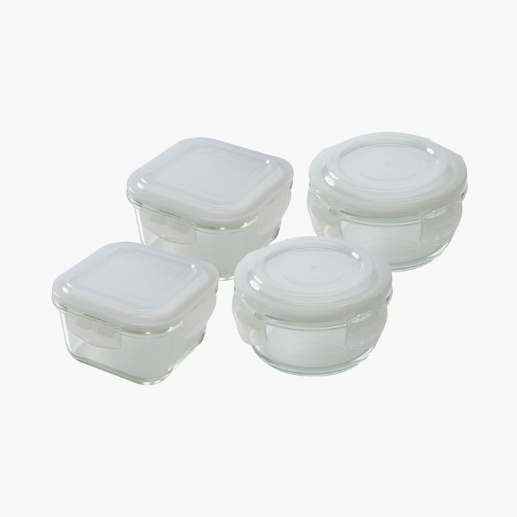 BOROSIL Lunch Box with Bag - Set of 4