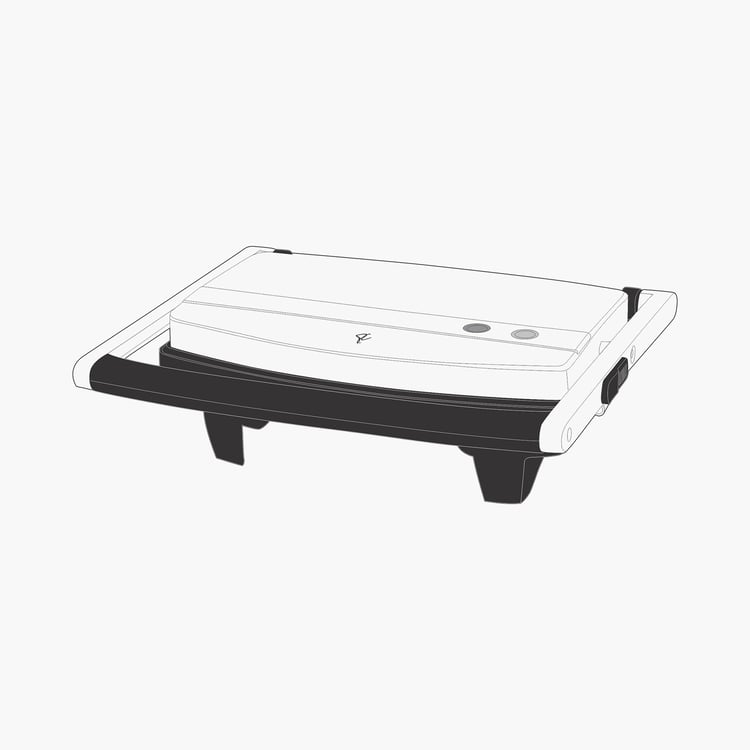 BOROSIL Jumbo Grill Sandwich Maker