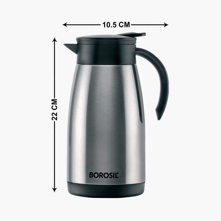 BOROSIL Solid Stainless Steel Teapot - 1000 ml