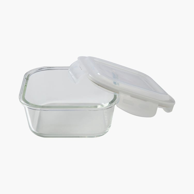 BOROSIL Klip-N-Store Transparent Square Bakeware - 320 ml