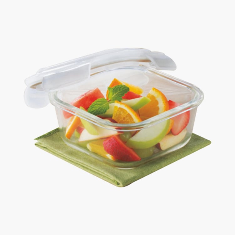 BOROSIL Klip N Store Square Bakeware - 520ml