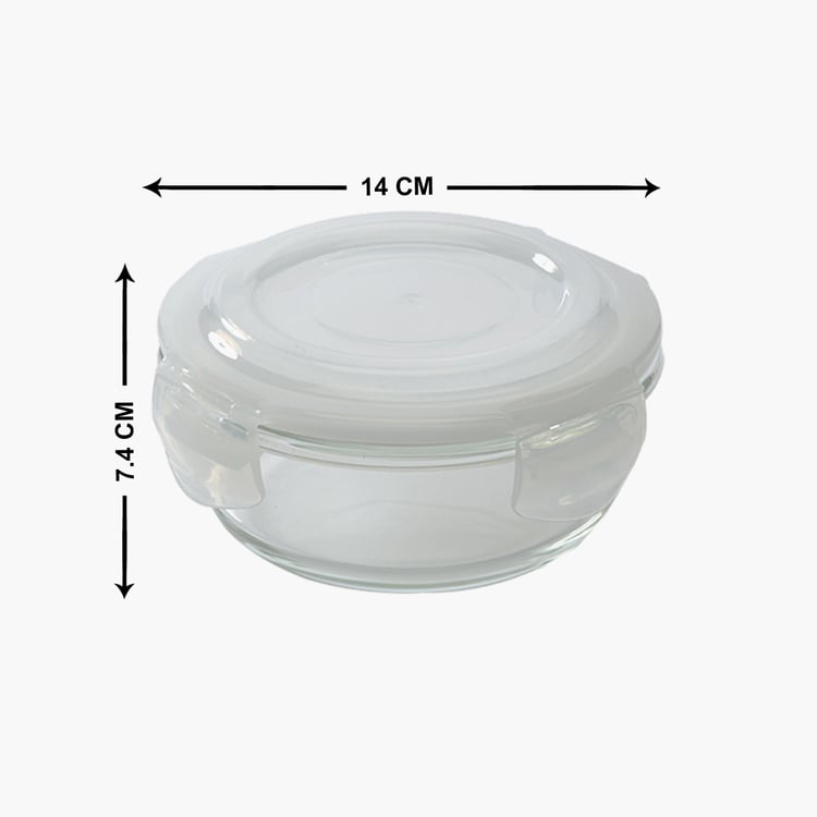 BOROSIL Klip and Store Round Tiffin Box - 400ml