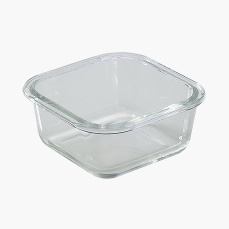 BOROSIL Klip and Store Square Tiffin Box 320ml with Bag