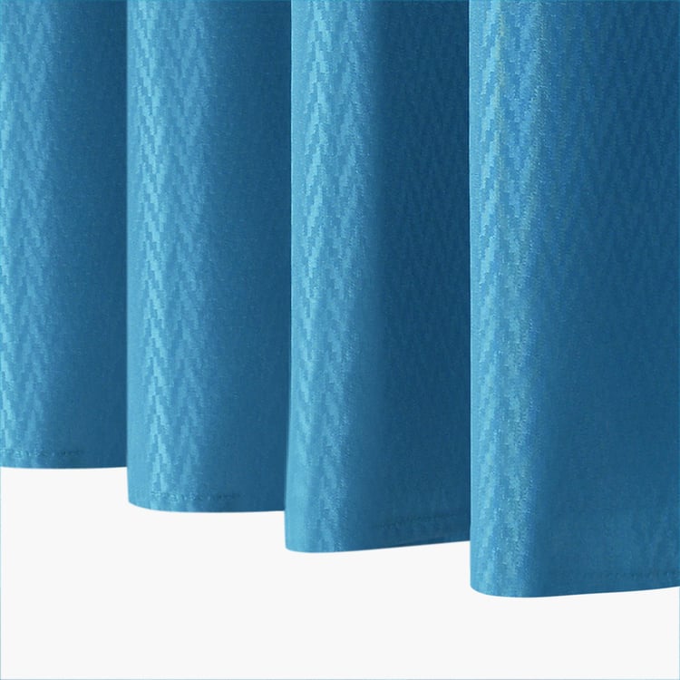 Deco Window Water Repellant Shower Curtain with Hooks
