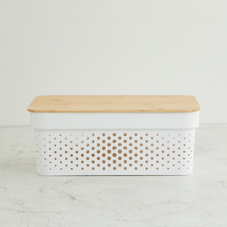 Regan Infinity laundry Basket With Bamboo Lid