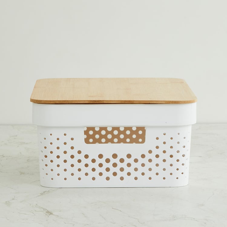 Regan Infinity laundry Basket With Bamboo Lid