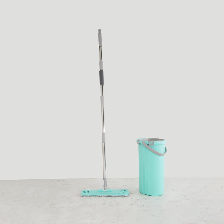 Indus Polypropylene Flat Mop with Bucket