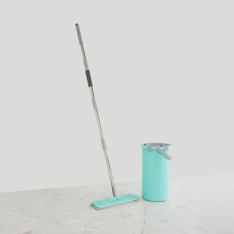 Indus Polypropylene Flat Mop with Bucket