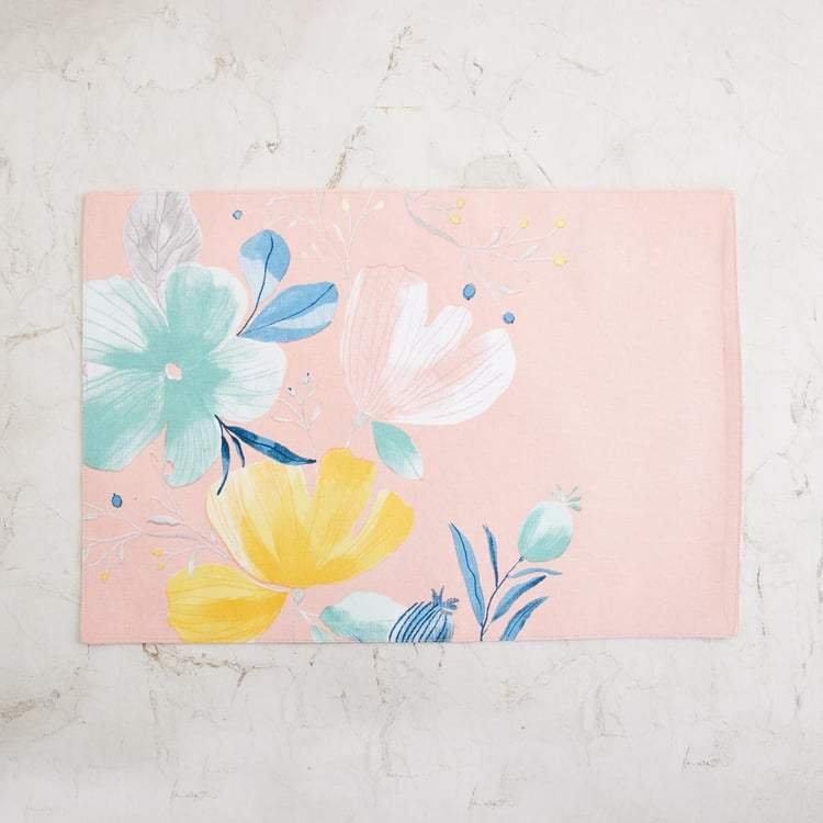 Meadows Blossom Printed Reversible Placemat - 33.5 x 48.5 cm