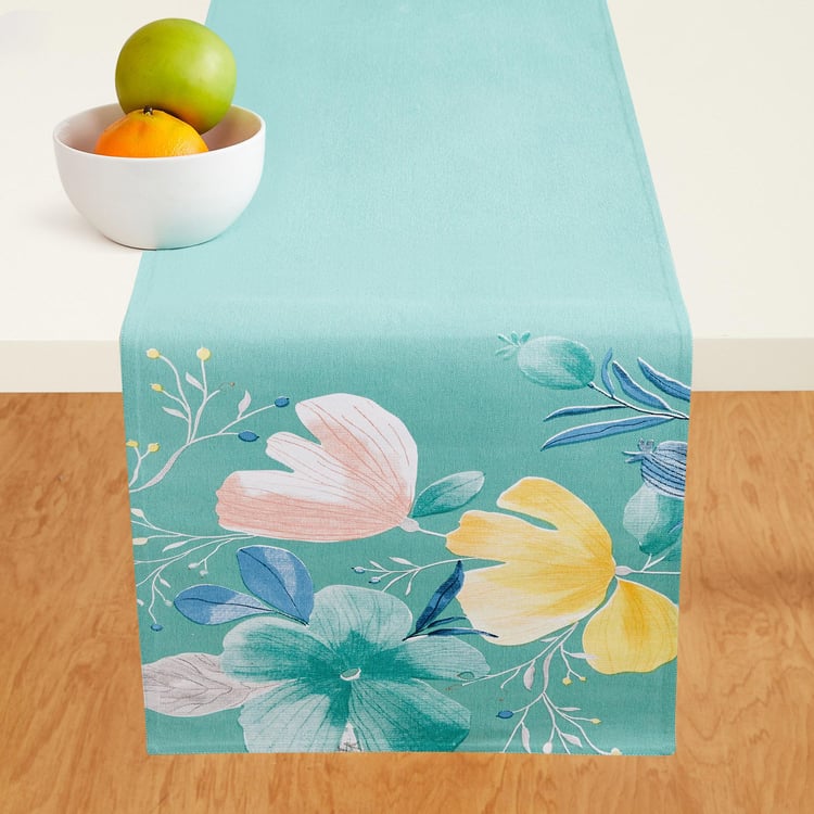 Meadows Printed Reversible Table Runner - 33 x 180 cm