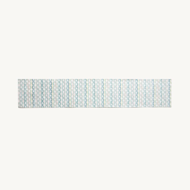 Meadows Printed Reversible Table Runner - 33 x 180 cm